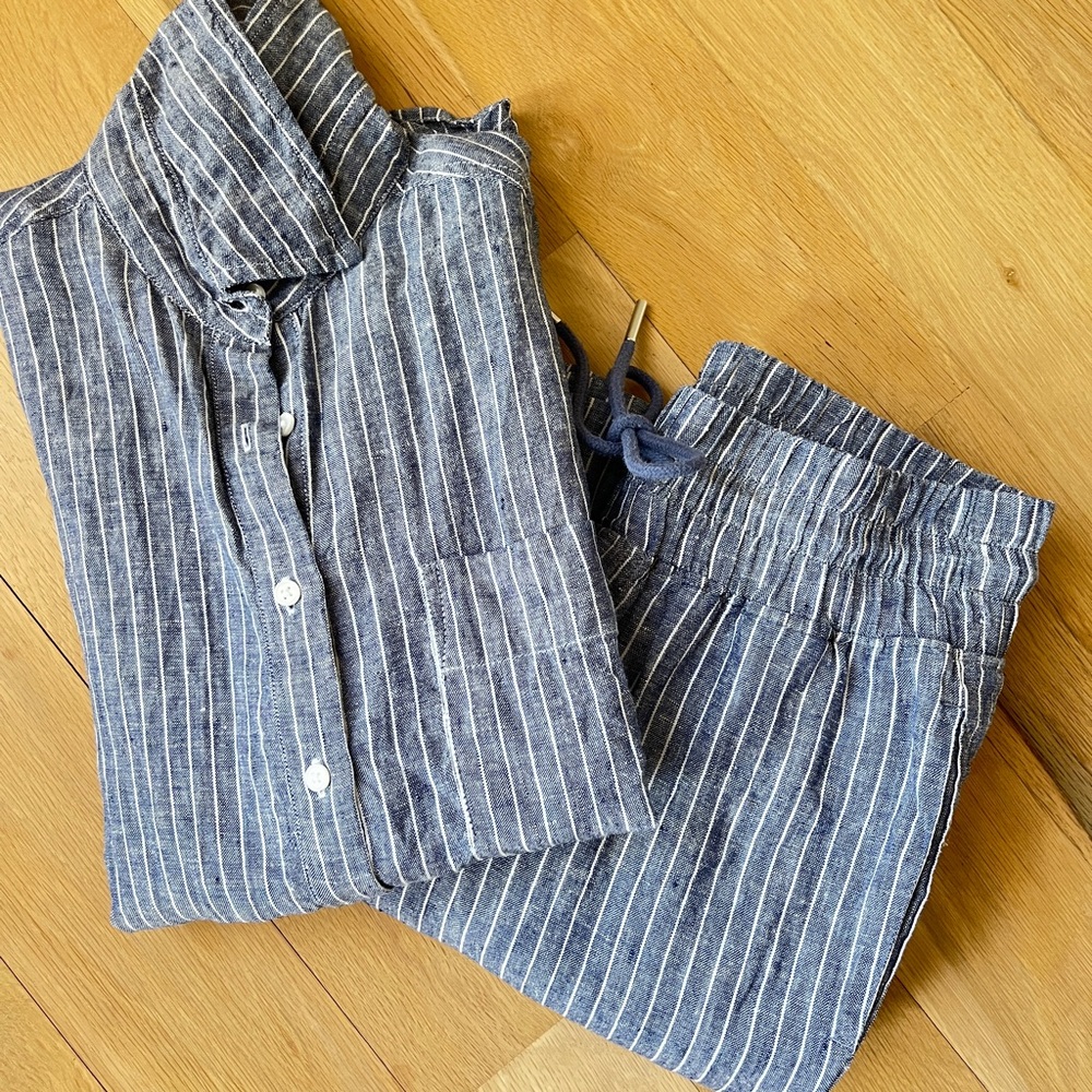 Quince 100% luxury Linen matching set up - Picture 4 of 5